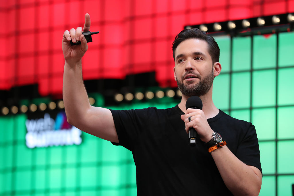 Initialized Capital Co-founder Alexis Ohanian speaks during the Web Summit 2018 in Lisbon, Portugal on November 6, 2018. (Photo by Pedro Fiúza/NurPhoto via Getty Images)