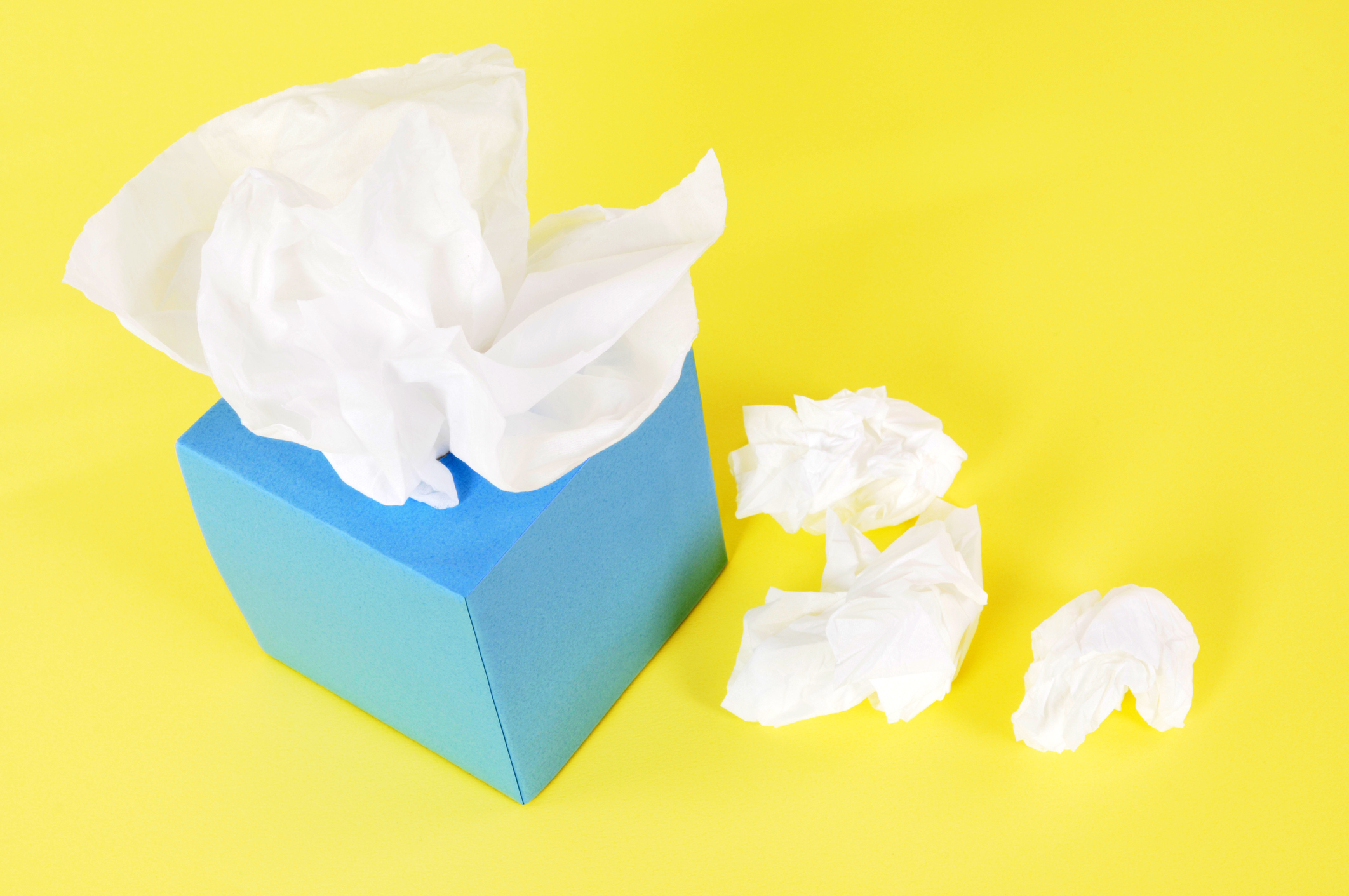 Tissues in blue box on a yellow background.  Alternative file shown below: