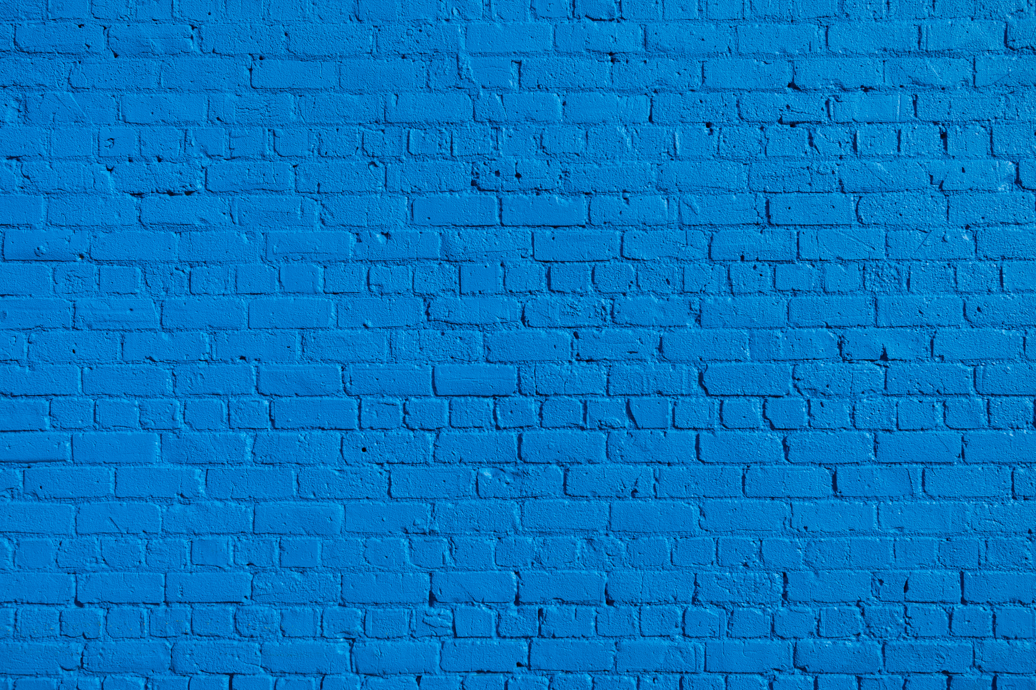 Blue Brick wall background.