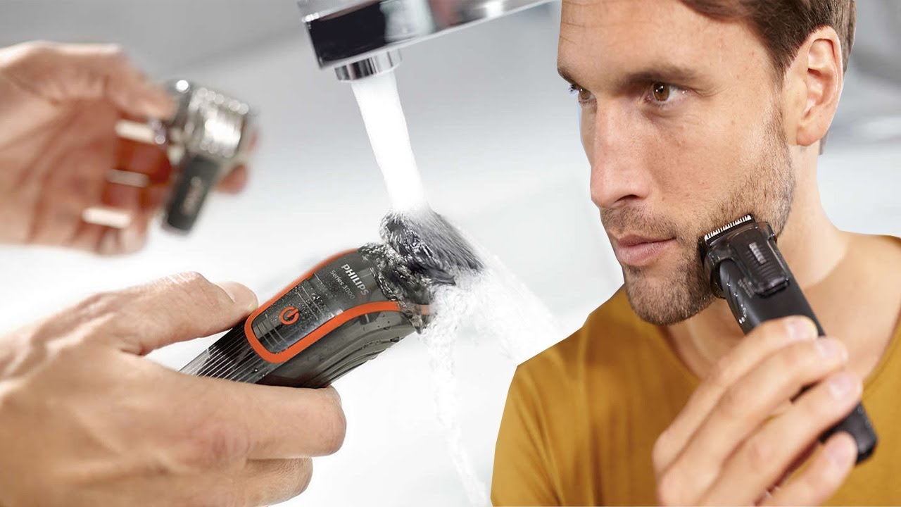 clean beard trimmer