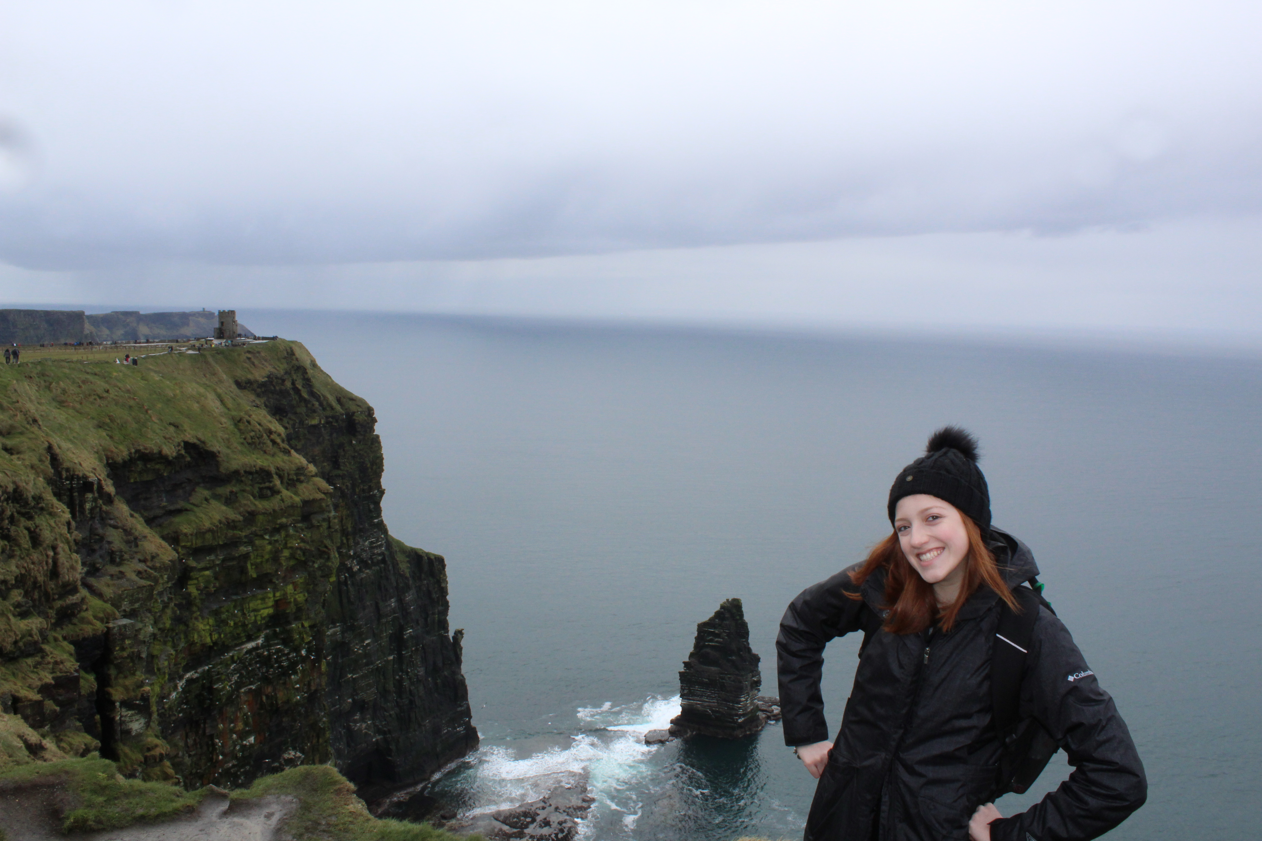 This is me standing on some pretty cool cliffs in Ireland because I figured a picture of a rotten wall wouldn&#039;t go over well