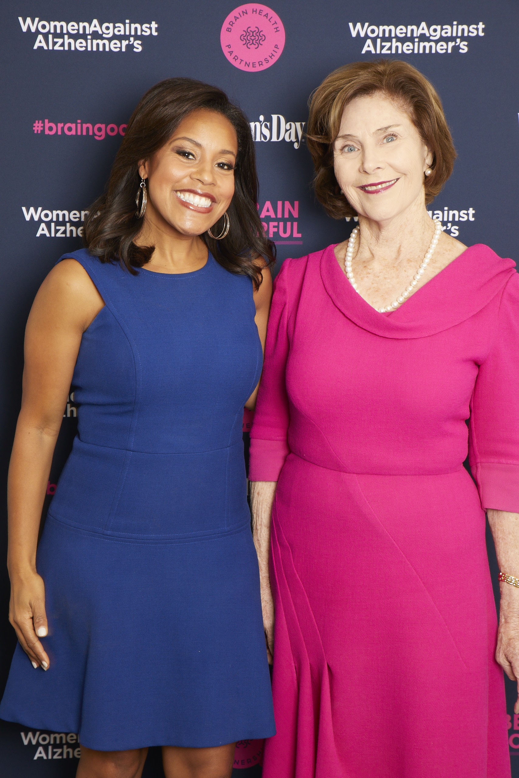 Former First Lady Laura Bush and NBC &quot;Today Weekend&quot; anchor Sheinelle Jones join the brain health movement