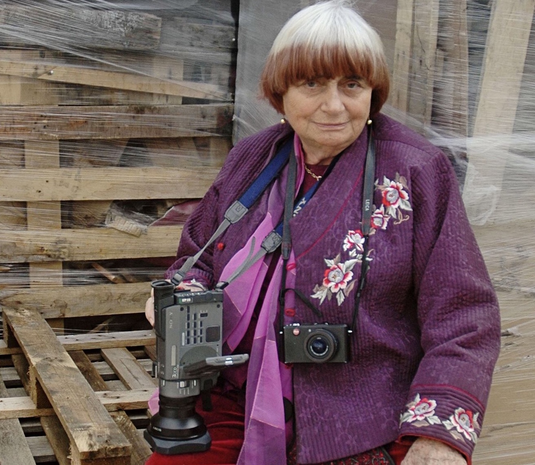Agnès Varda photographed by Julia Fabry, courtesy of the Doha Film Institute