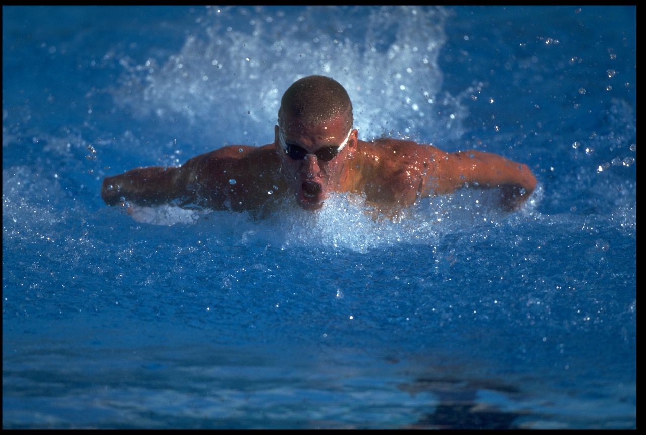 6 Sep 1994:  Mark Henderson of the USA competes during the World Swim Championships. Mandatory credit:  Simon Bruty/Allsport