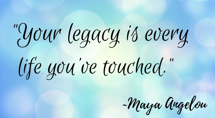 Legacy by Lisa McDonald #livingfearlessly