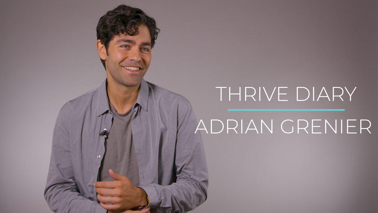 Adrian Grenier Thrive Diary; Courtesy of Thrive Global