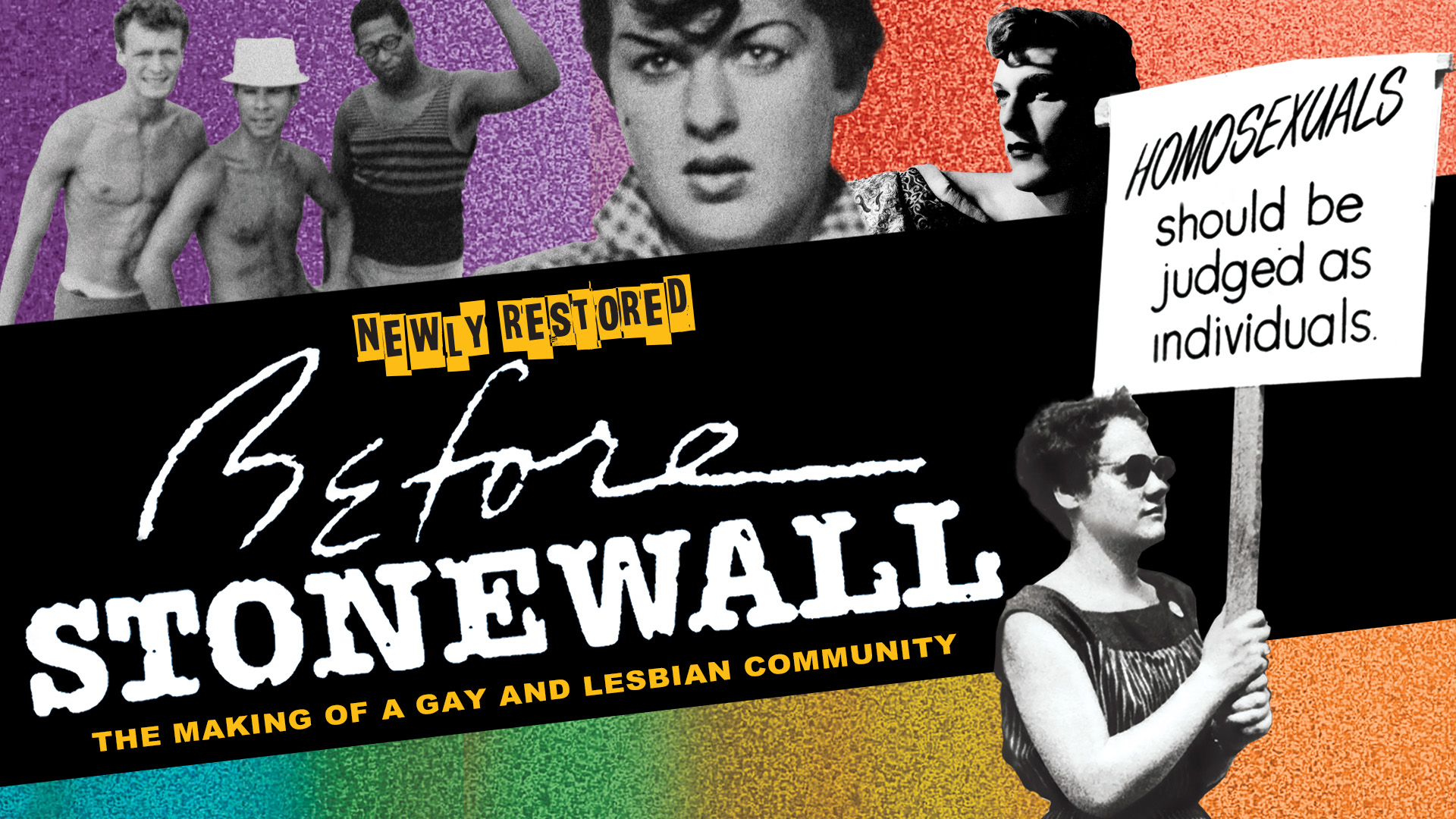 The poster for the rerelease of Greta Schiller&#039;s &#039;Before Stonewall&#039;
