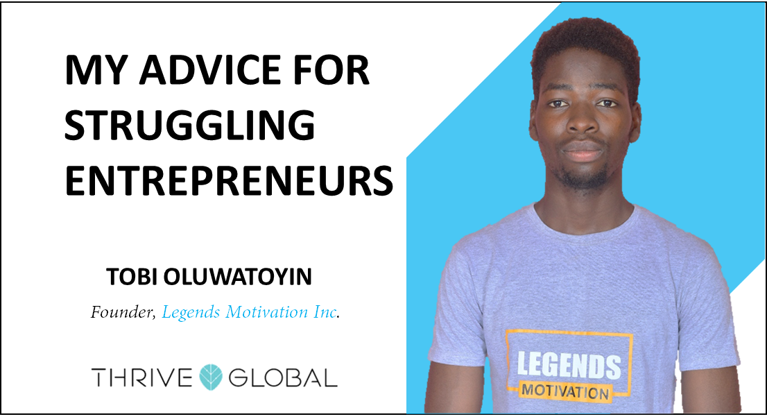 Tobi oluwatoyin&#039;s advice for struggling entrepreneurs