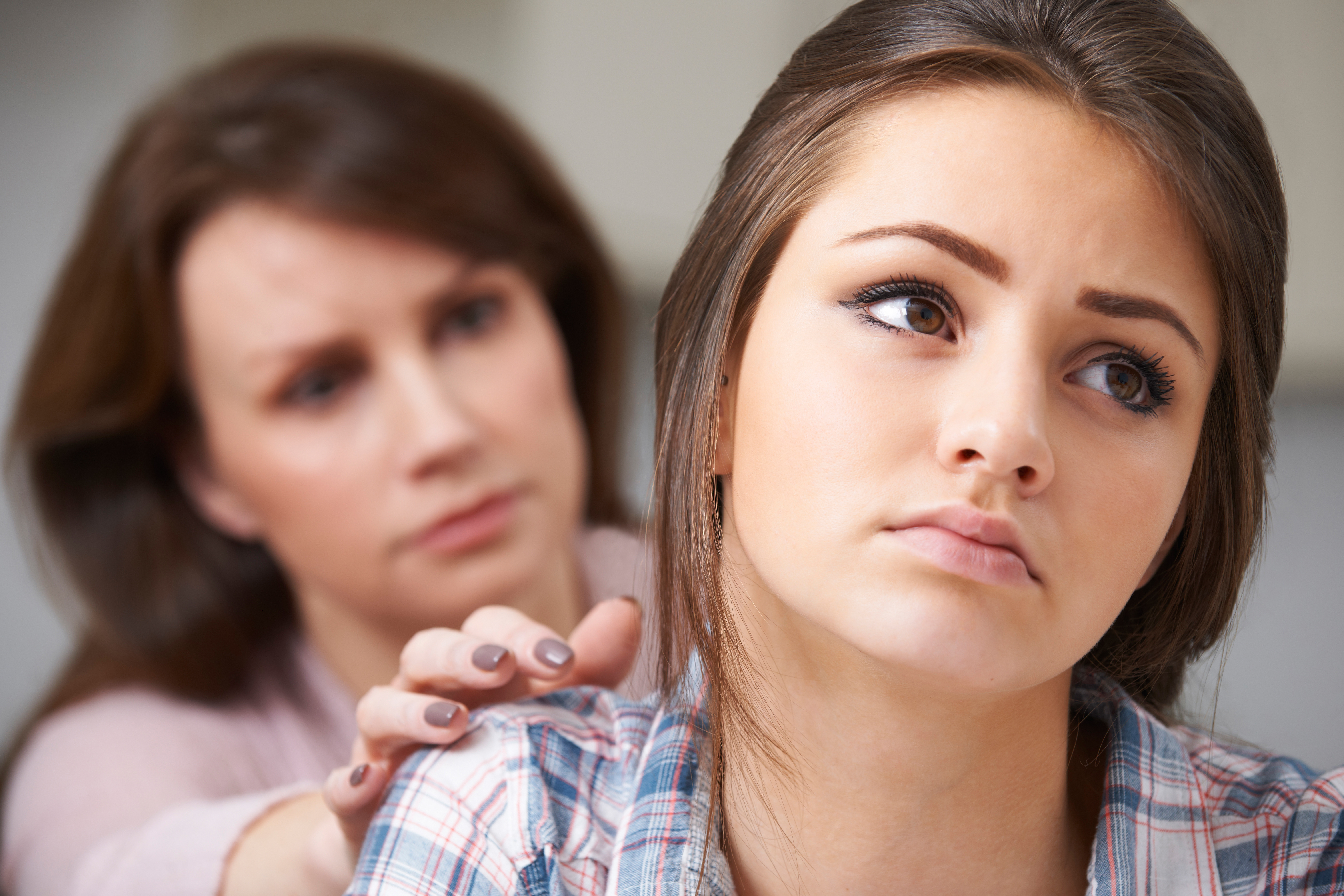 Mother Worried About Unhappy Teenage Daughter
