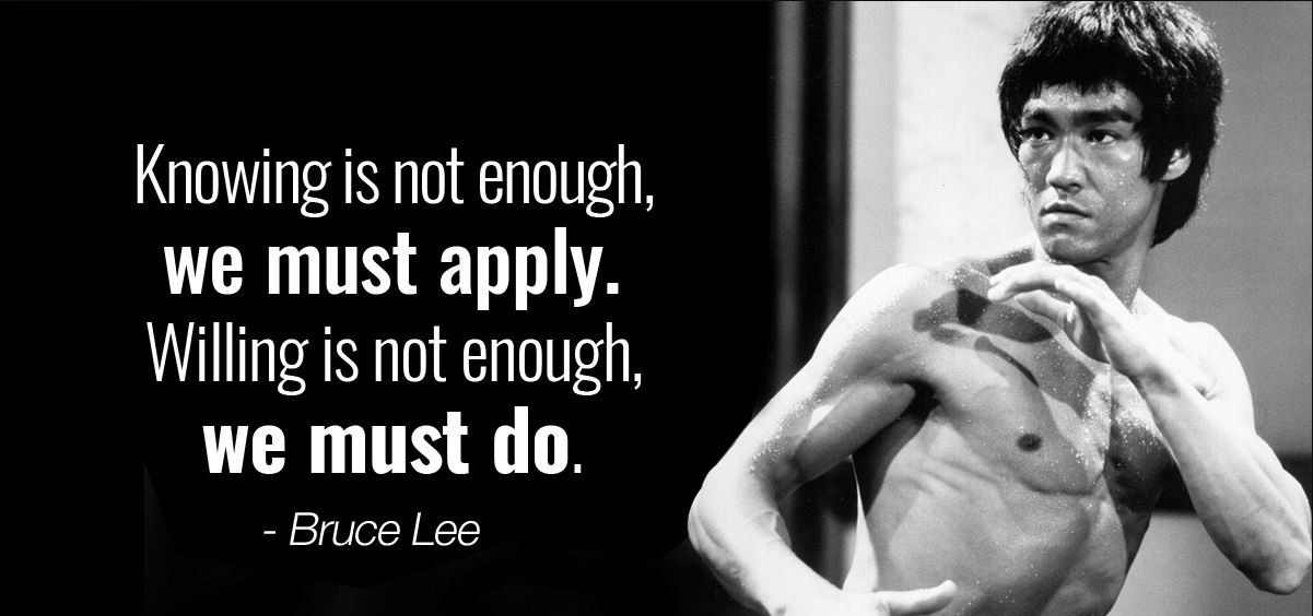 Sharing Bruce Lee's Wisdom With These Quotes