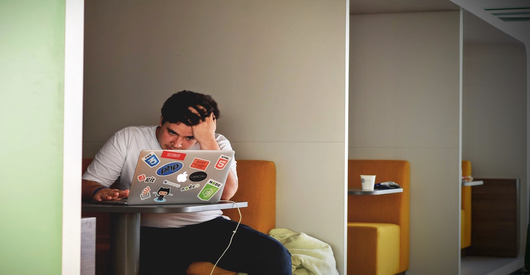 entrepreneur feeling overwhelm at work 