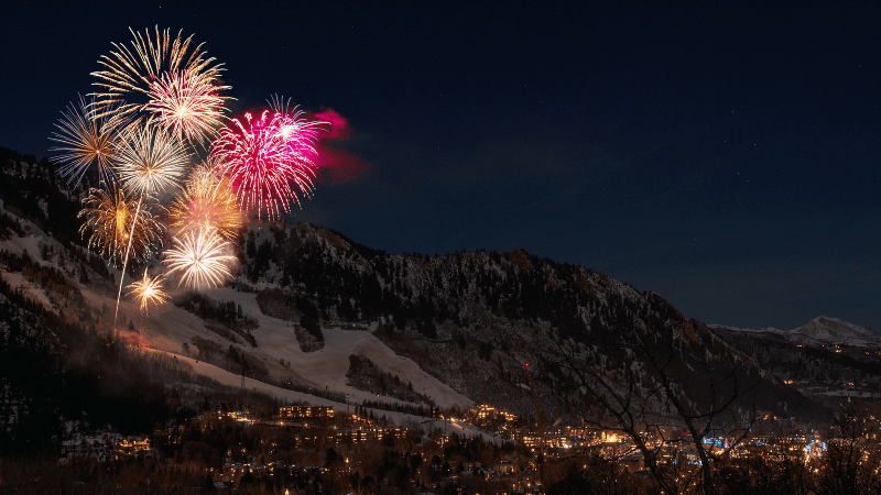 Fireworks on the mountains | No New Year’s Resolutions – Just 7 Easy Steps for the Best Year Yet!