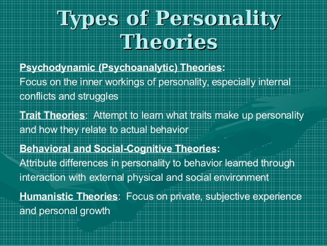 psychology theories of personality