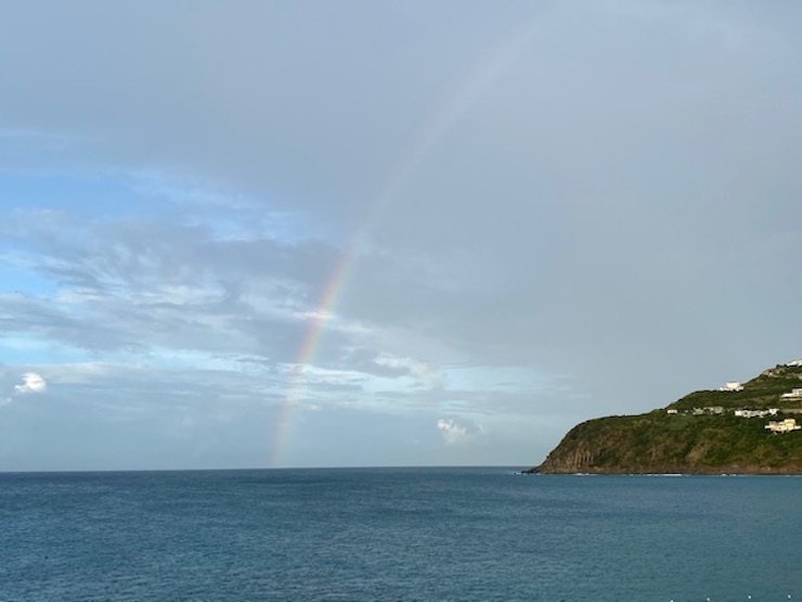 Rainbow over St. Martin