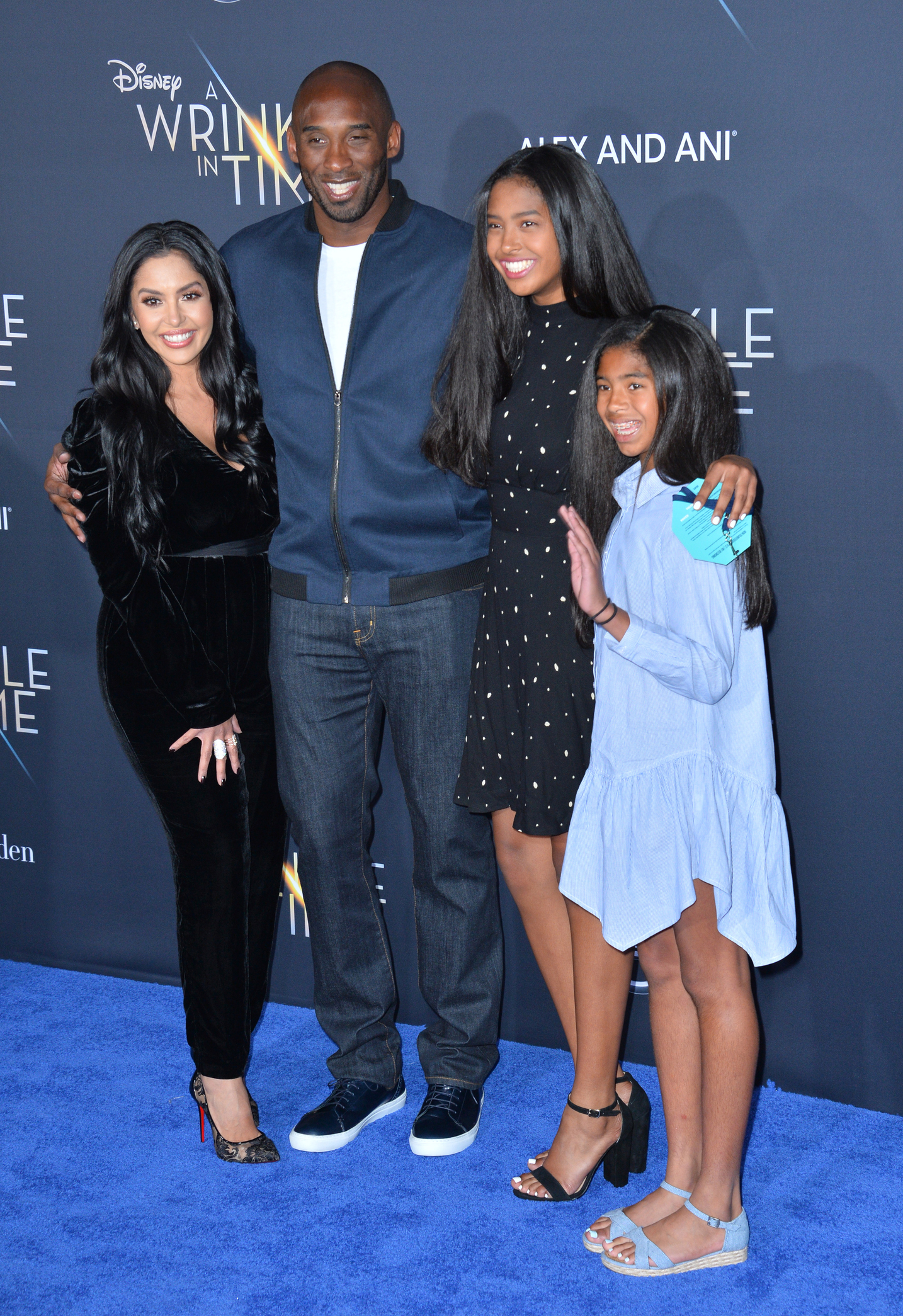 LOS ANGELES, CA. February 26, 2018: Kobe Bryant, Vanessa Laine Bryant &amp; Children at the premiere for &quot;A Wrinkle in Time&quot; at the El Capitan Theatre.
© 2018 Paul Smith/Featureflash