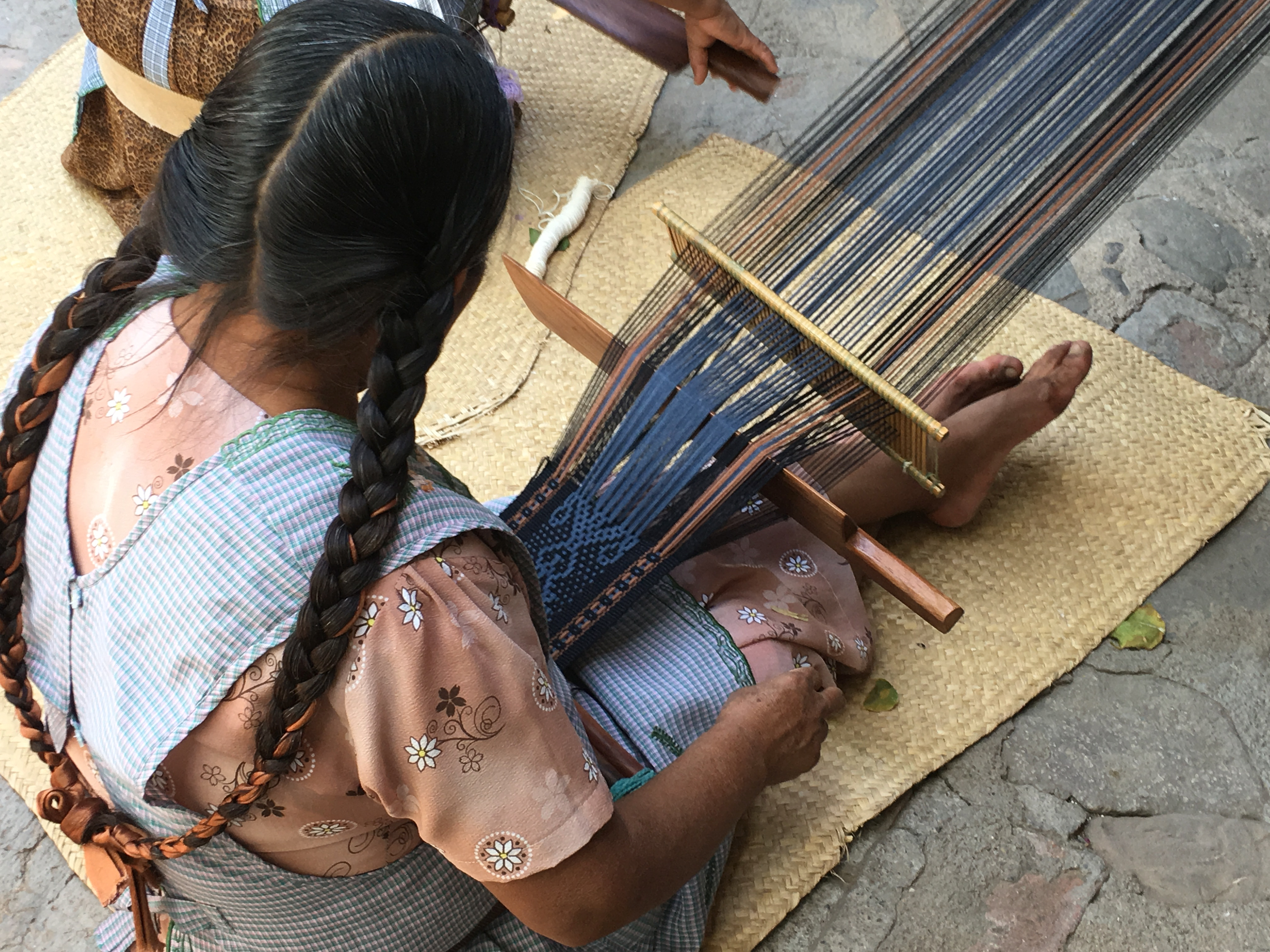Backstrap weavers in Oaxaca, Mexico