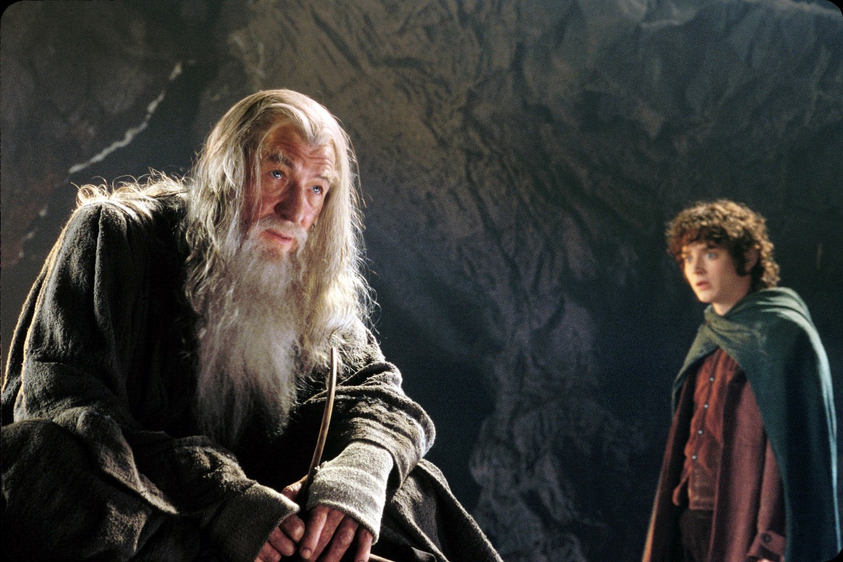 Gandalf (L) and Frodo (R) in &quot;The Lord of the Rings&quot;