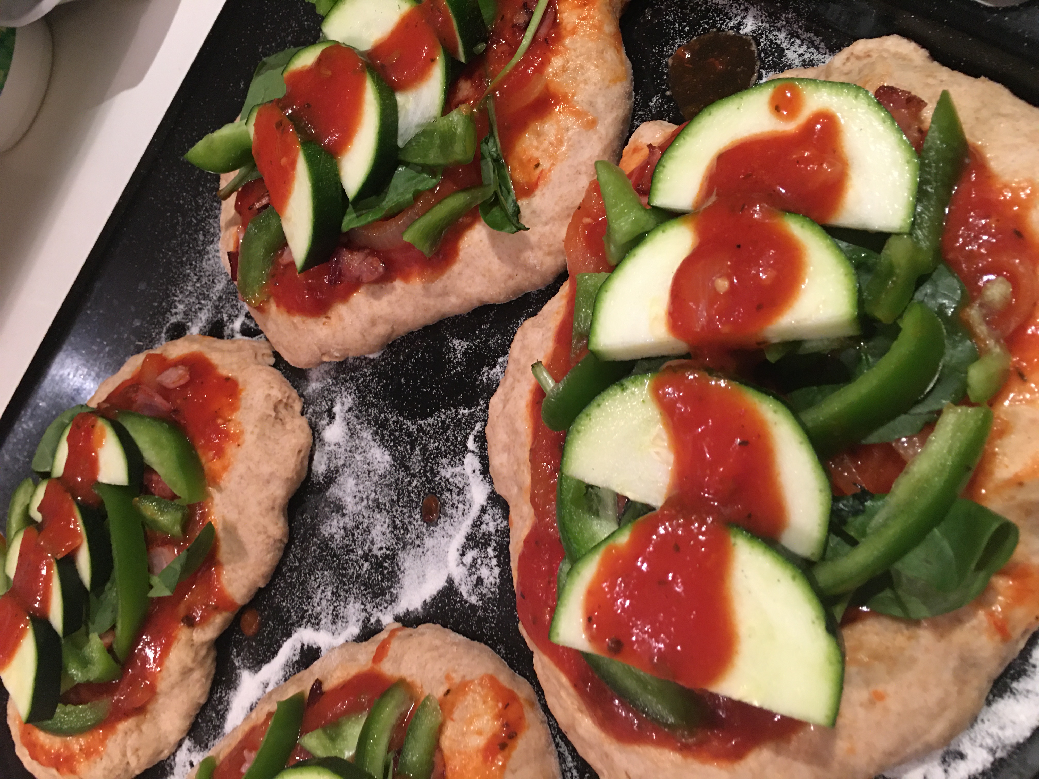 Creative pizzettes for a family meal by Elizabeth Celi