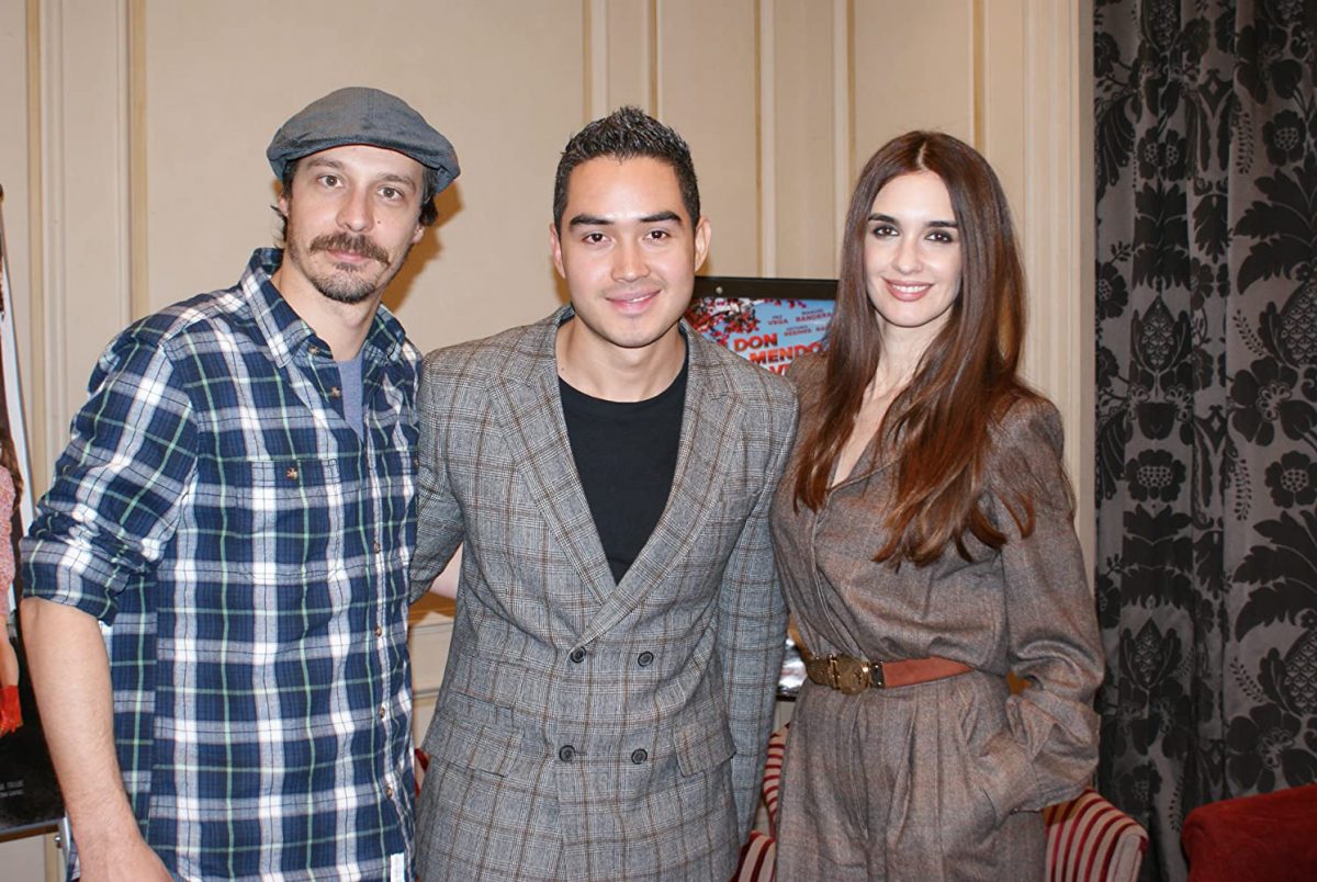 Darwin Reina with Paz Vega &amp; Fele Martinez at the premiere of Don Mendo Rock La Venganza