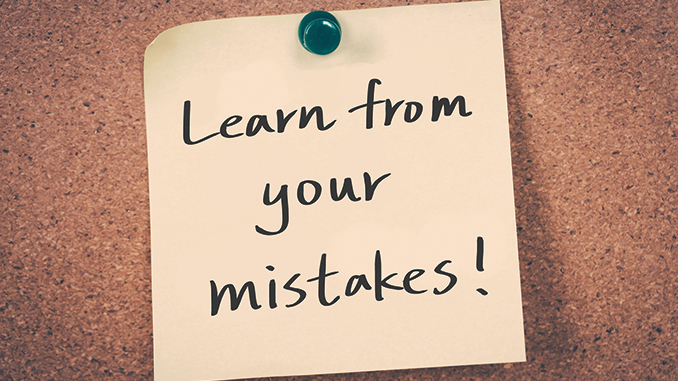 MISTAKES, A Valuable Life Lesson