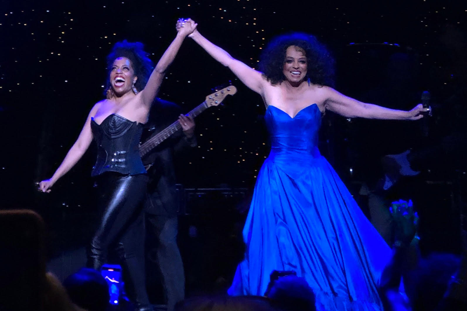 Rhonda Ross with Iconic Mom, Diana Ross on tour