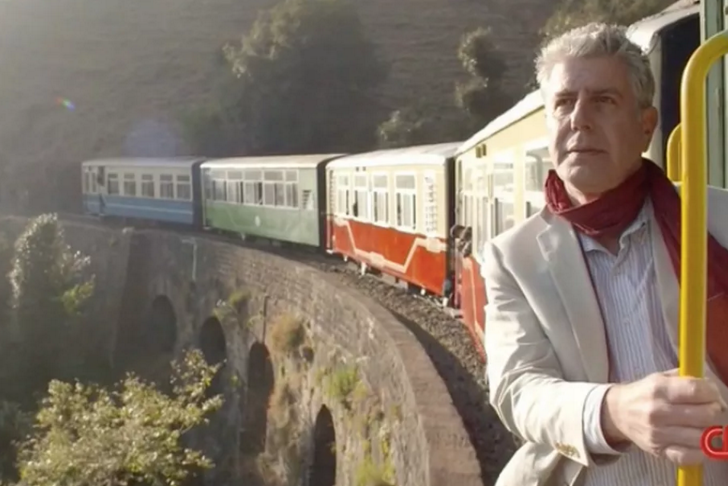 Anthony Bourdain in India for his episode on &#039;No Reservations&#039;.