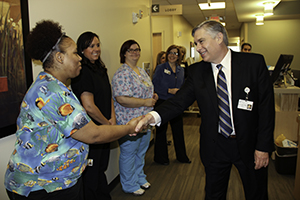 Ray Williams with Springfield Clinic Healthcare Staff