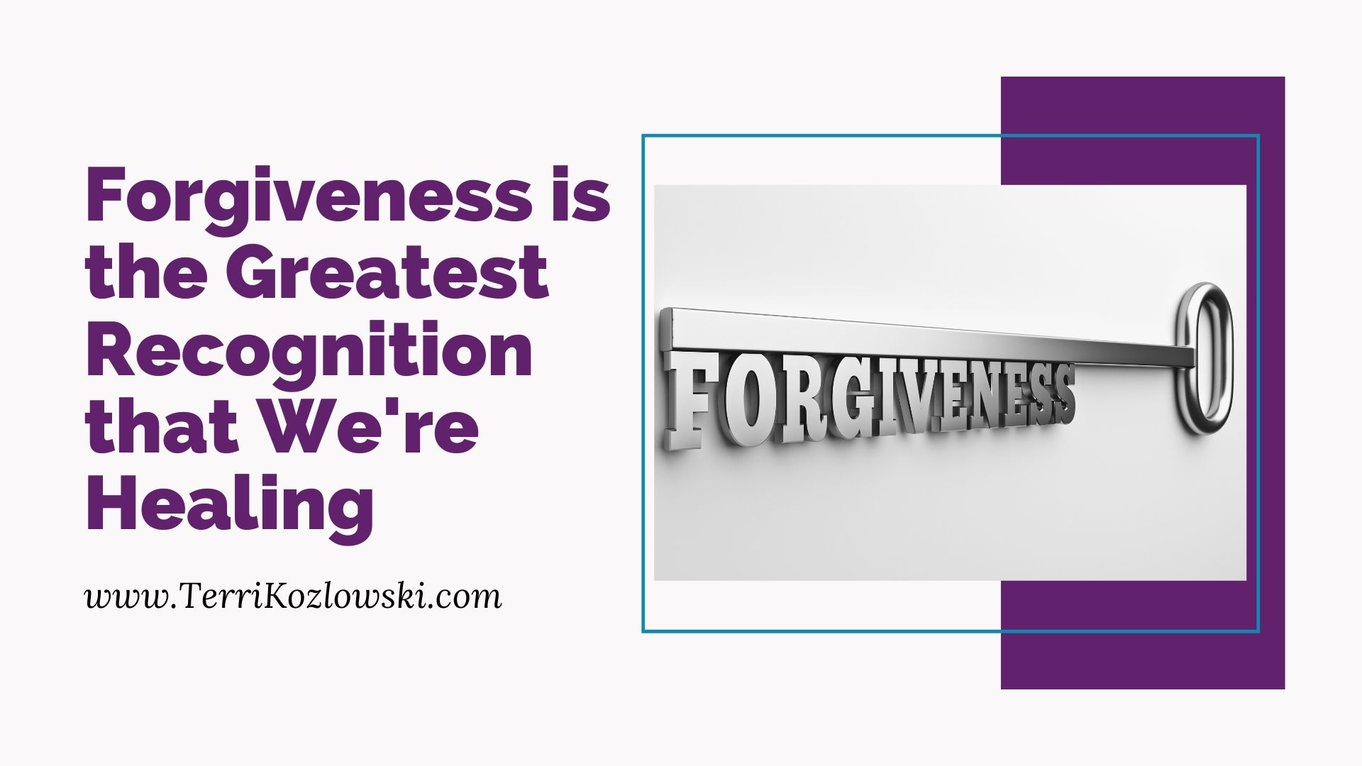 Forgiveness = Healing