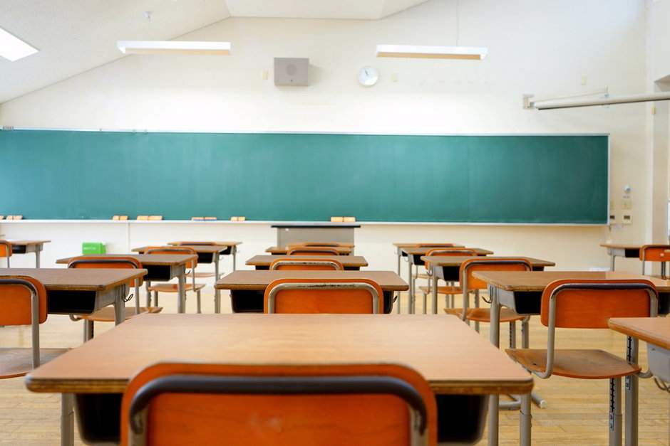 Classrooms sit empty as students struggle with remote learning. Photo courtesy of https://www.govtech.com/education/k-12/Teachers-May-Conduct-Remote-Learning-from-Empty-Classrooms.html