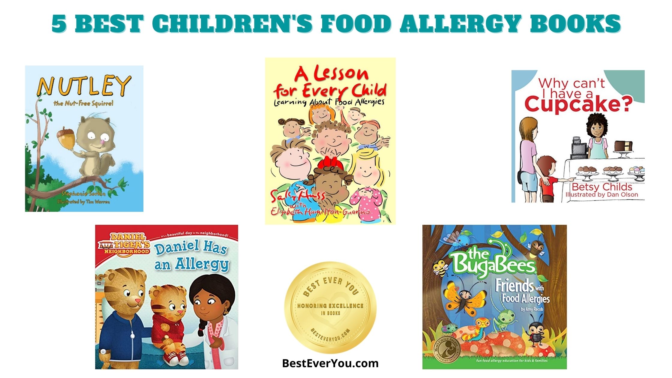 5 best books for children with food allergies.