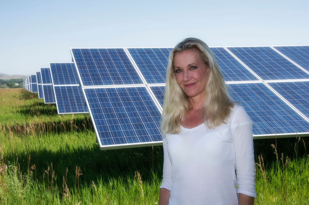 Natalie Pace and Solar Farm