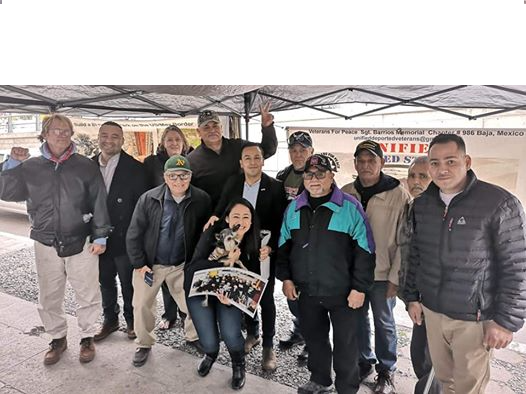 Deported veterans at a congressional staffer event (Tijuana, Mexico 2019)
