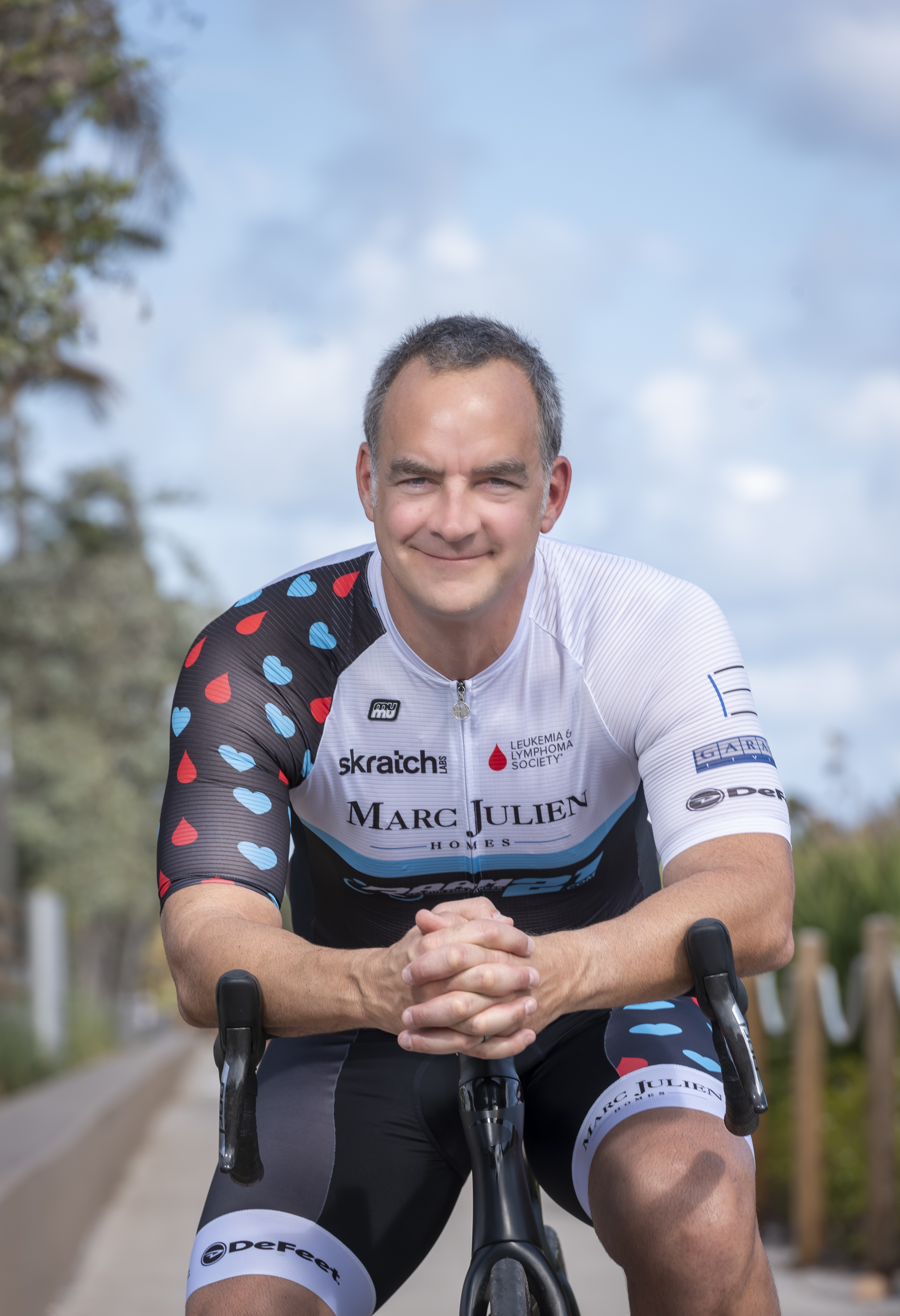 Marc Julien, CEO, Marc Julien Homes, is a cancer survivor and participated in the Race Across America cycling race.