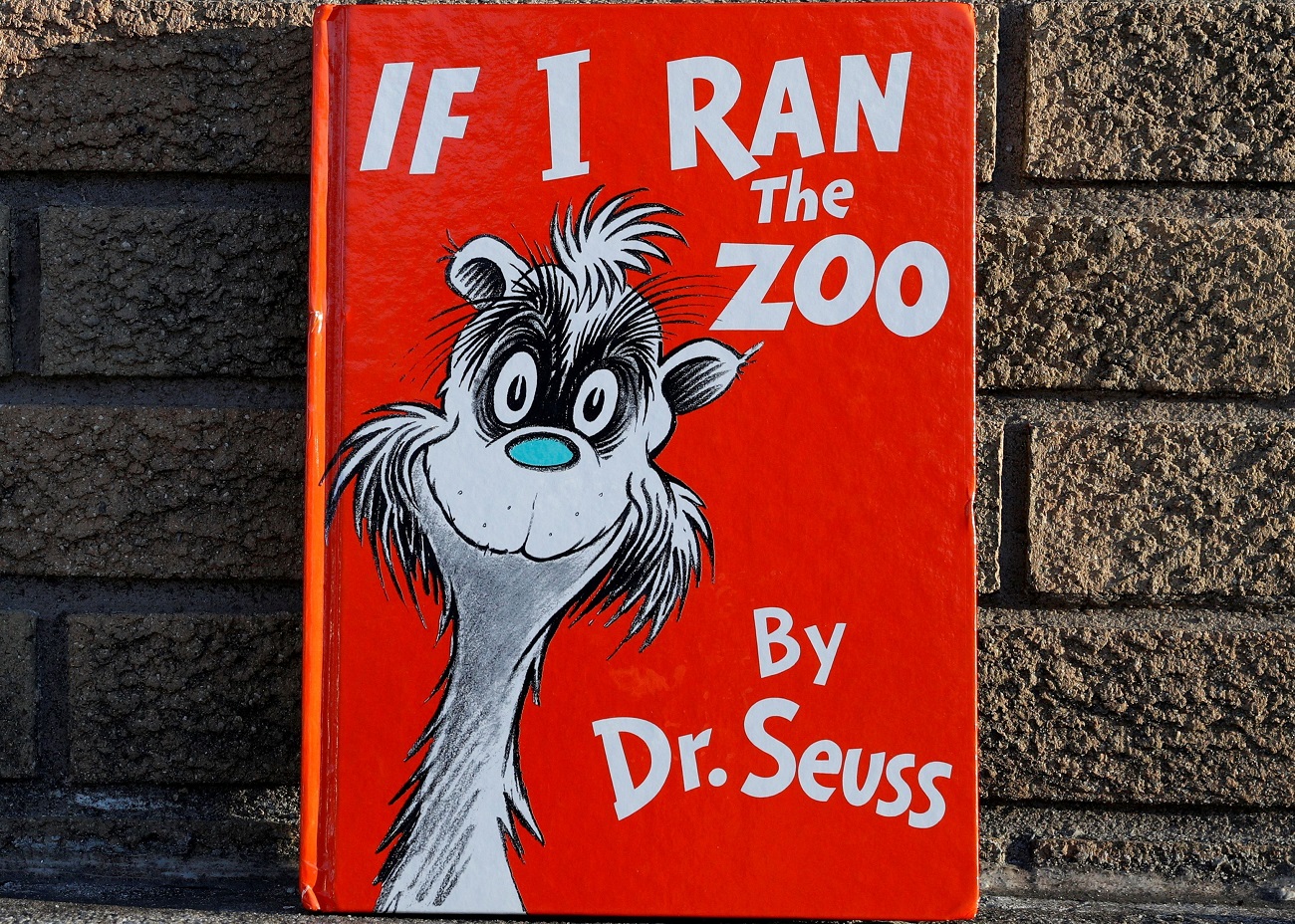 A copy of the children&#039;s book &quot;If I Ran The Zoo&quot; by author Dr. Seuss, which the publisher said will no longer be published, is seen in this photo illustration taken in Brooklyn, New York, U.S., March 2, 2021. REUTERS/Brendan McDermid/Illustration REFILE - UPDATING BYLINE