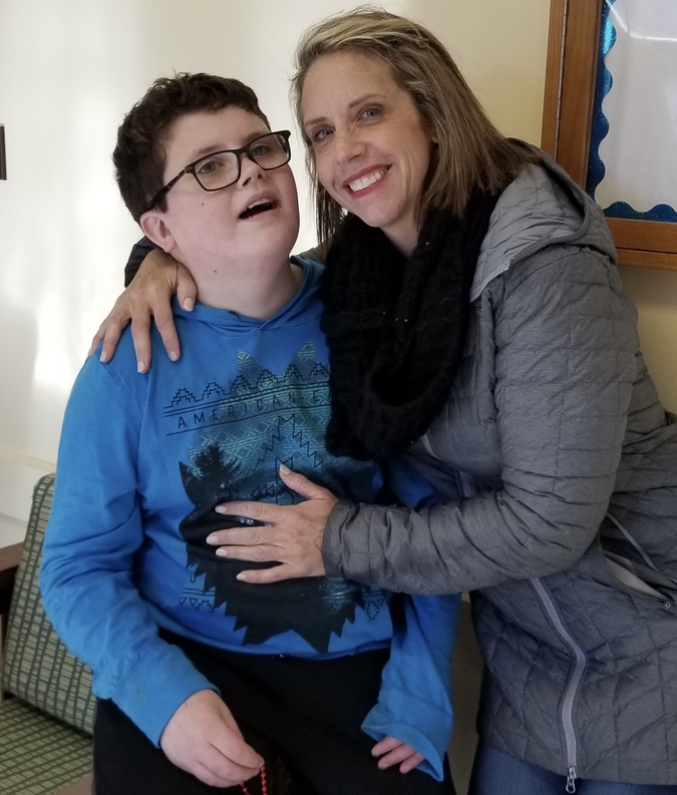 Alison Meehan and son, Anderson Center for Autism