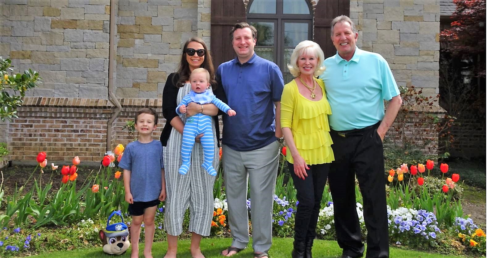 Kevin Kirksey (far right) on Easter with his wife, son and his family (Photo courtesy of Kevin Kirksey)