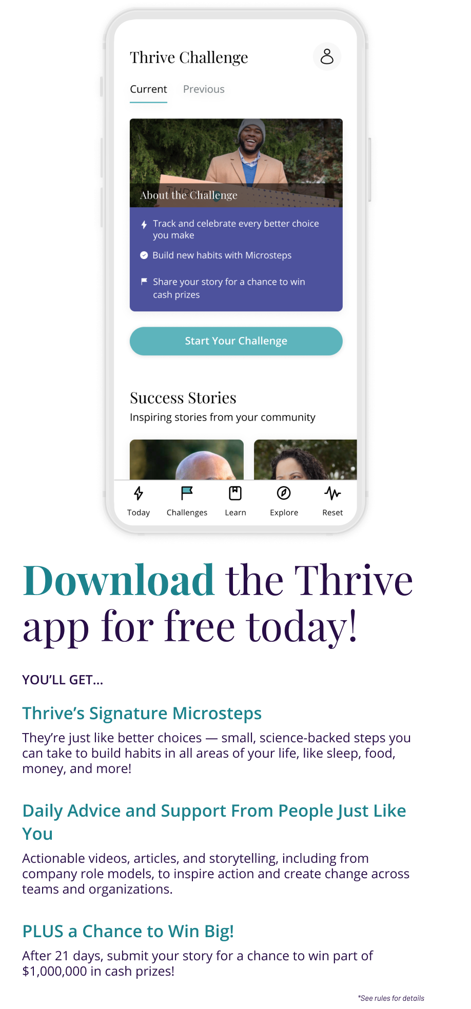 Thrive Mobile Application