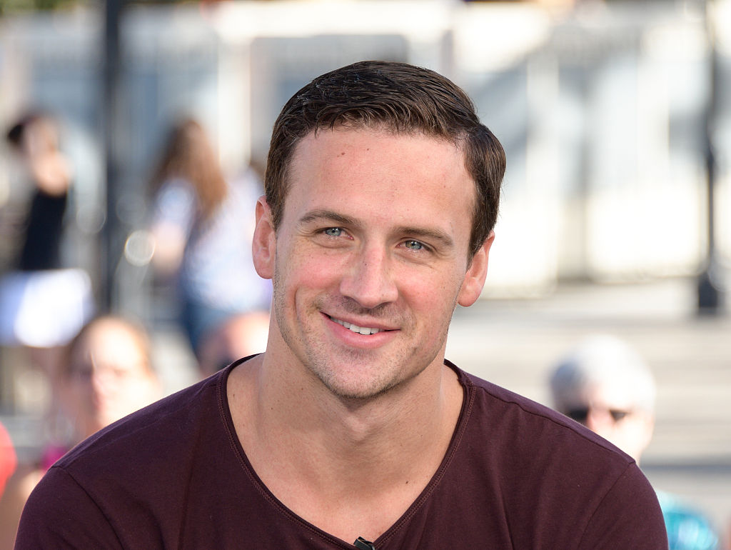 UNIVERSAL CITY, CA - SEPTEMBER 23:  Ryan Lochte visits &quot;Extra&quot; at Universal Studios Hollywood on September 23, 2016 in Universal City, California.  (Photo by Noel Vasquez/Getty Images)