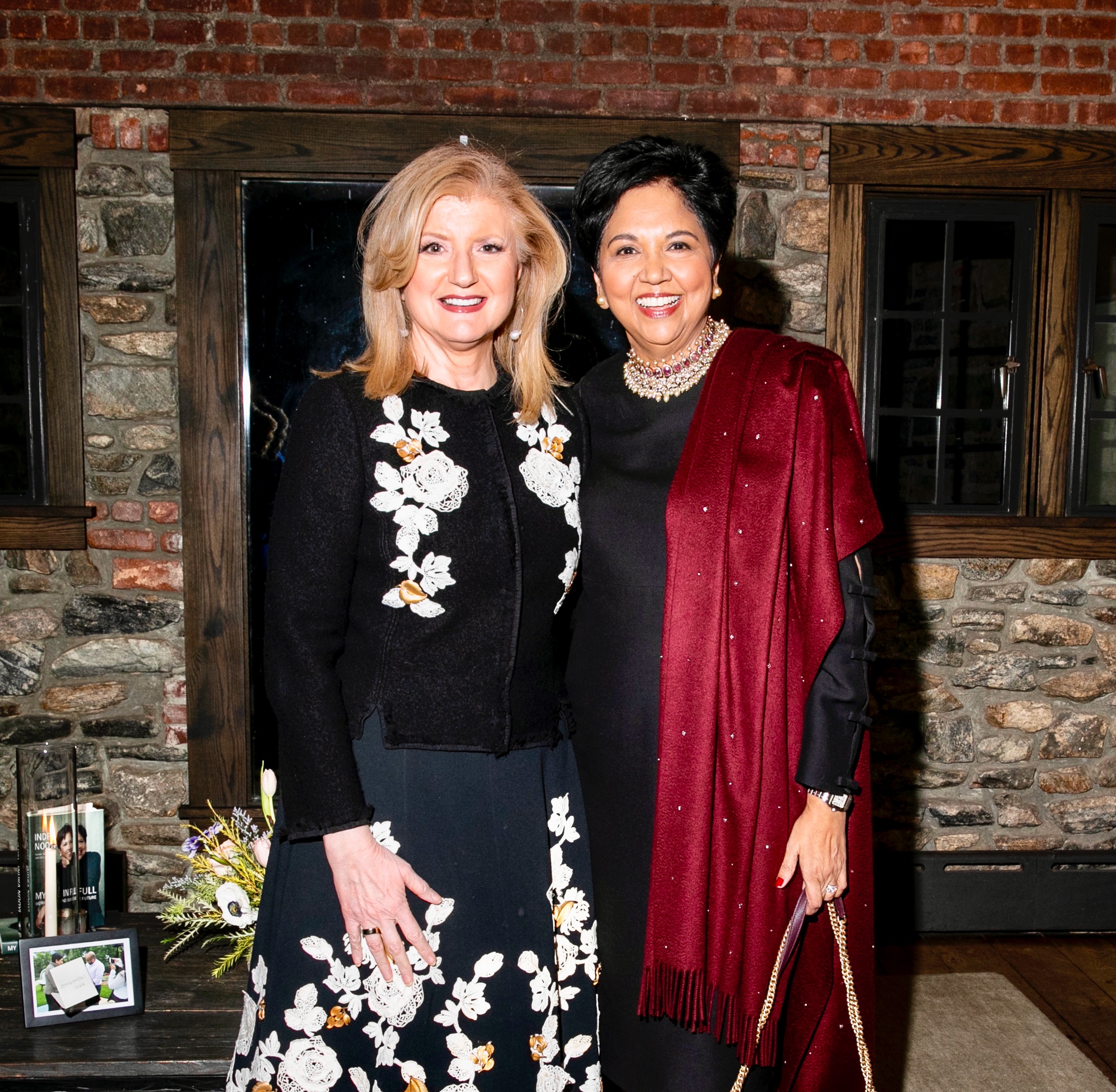 With Indra Nooyi at dinner celebrating her new book