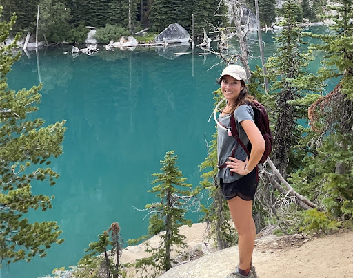 Photo of Charissa Houser at Colchuck Lake in Washington. Courtesy of the author.