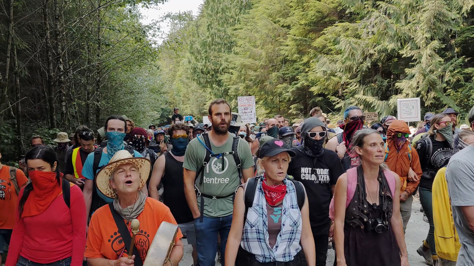 Protests at Fairy Creek, BC