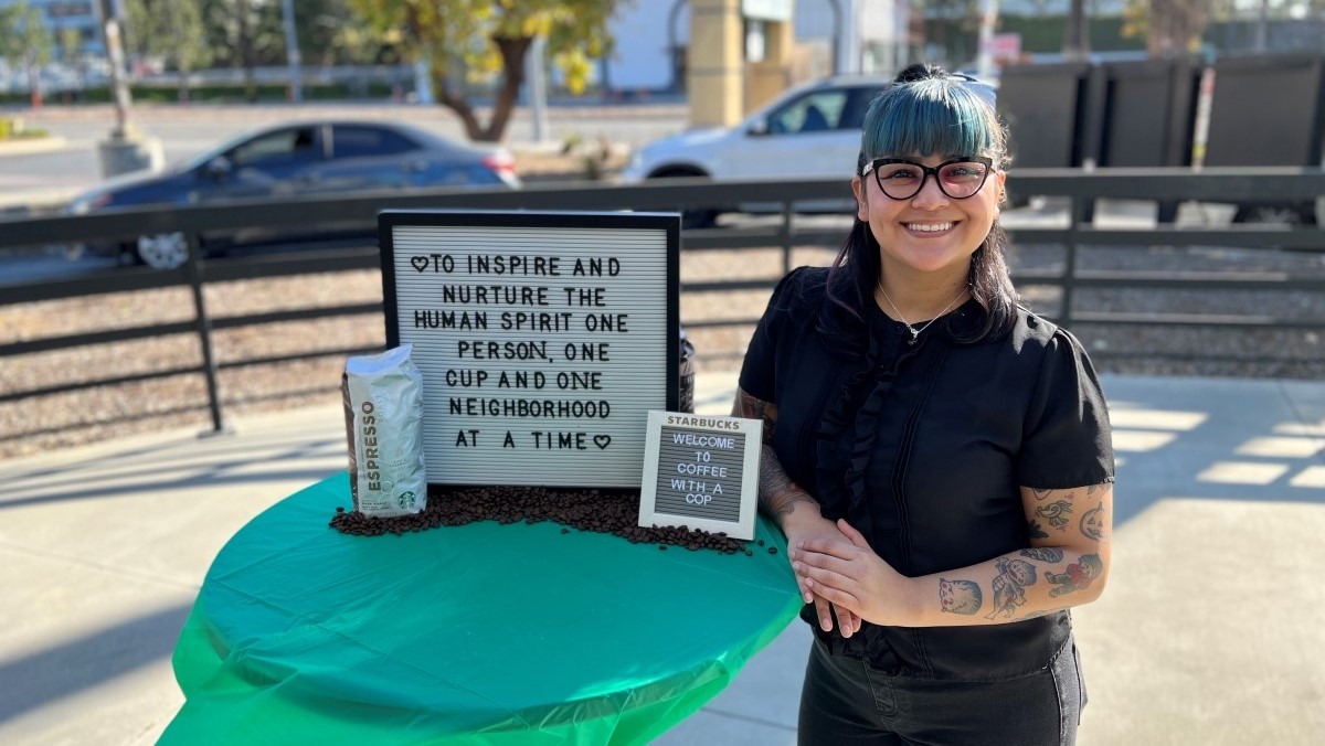 Daisy Guillen provides thousands of dollars in grants and community support through the Starbucks Foundation in Long Beach, California/Courtesy Daisy Guillen