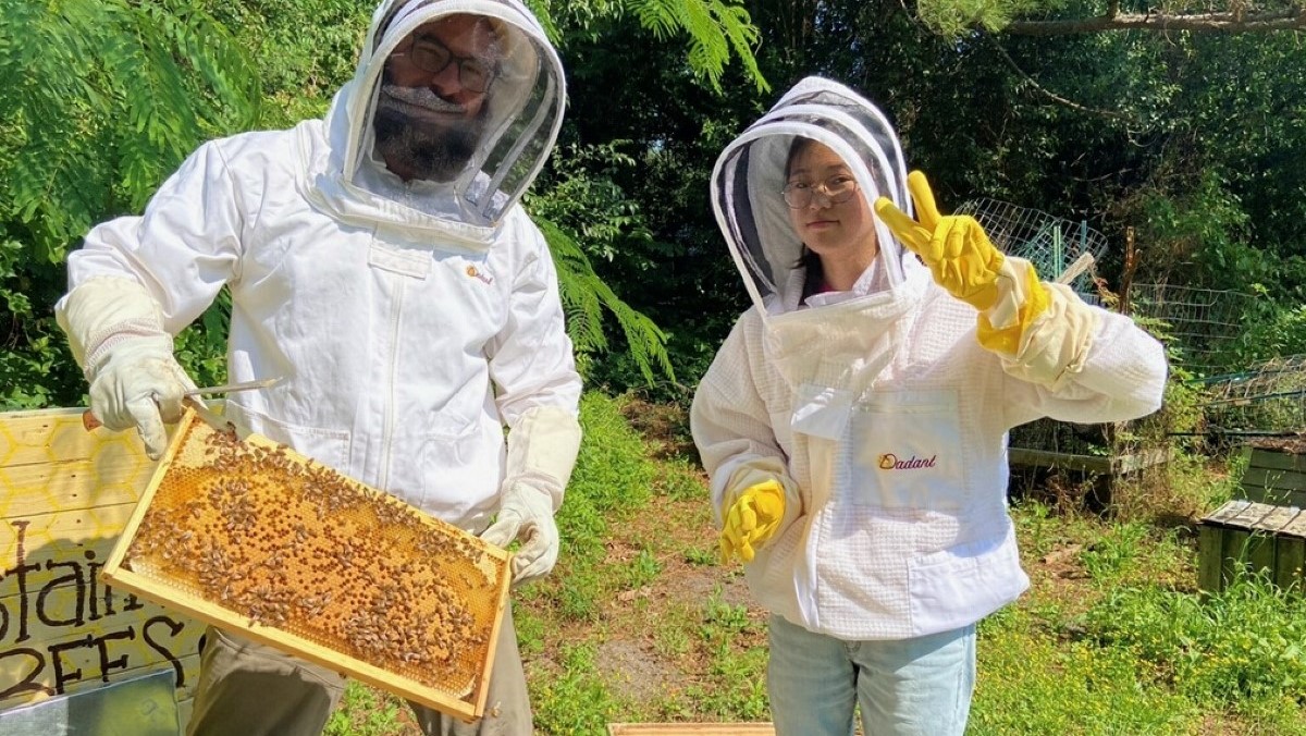 Through her volunteerism, Michelle utilizes nutrition education to help reduce hunger, create awareness of the importance of bees and pollinators, and serve as a community collaborator./Courtesy Michelle Song