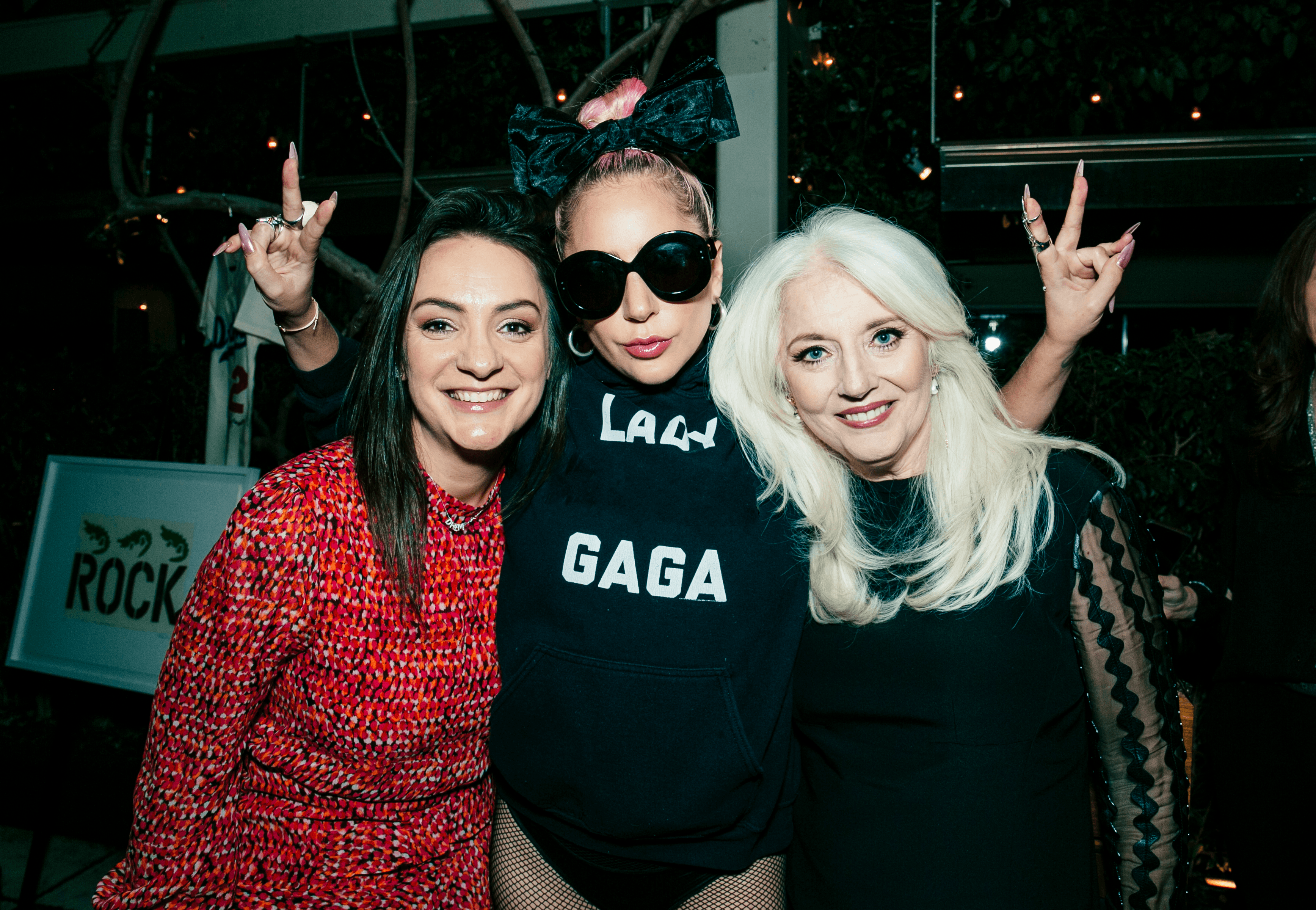 Left to right, Born This Way executive director, Maya Smith, Lady Gaga, and President and co-founder, Cynthia Germanotta, Gaga&#039;s mom.Photo compliments of Born This Way Foundation